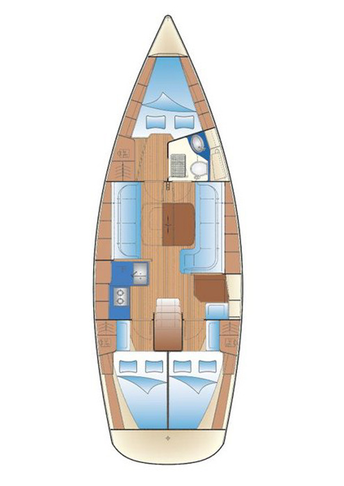 Bareboat Rental Sailboat Bavaria with a boat licence