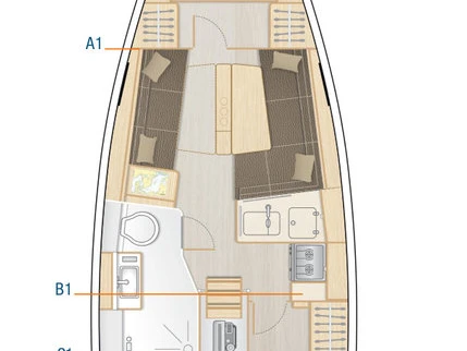 Rent a Hanse Hanse 348 Heiligenhafen