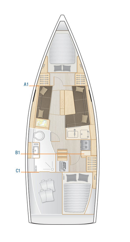 Rent a Hanse Hanse 348 Heiligenhafen