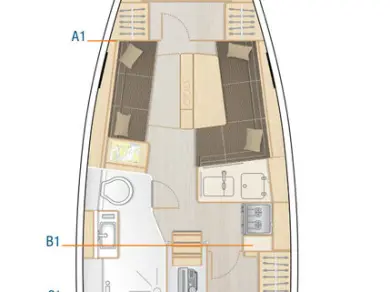 Rent a Hanse Hanse 348 Heiligenhafen