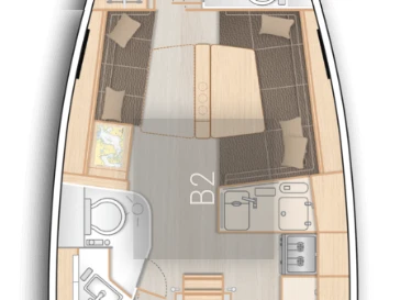 Yacht charter Flensburg cheap Hanse 388