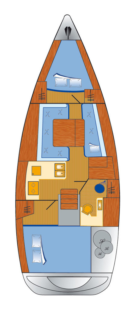 Sailboat rental with or without captain Bénéteau Pula