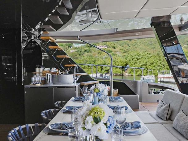 Sunreef NAUTI NICKEL charter bareboat or captained in  Tortola