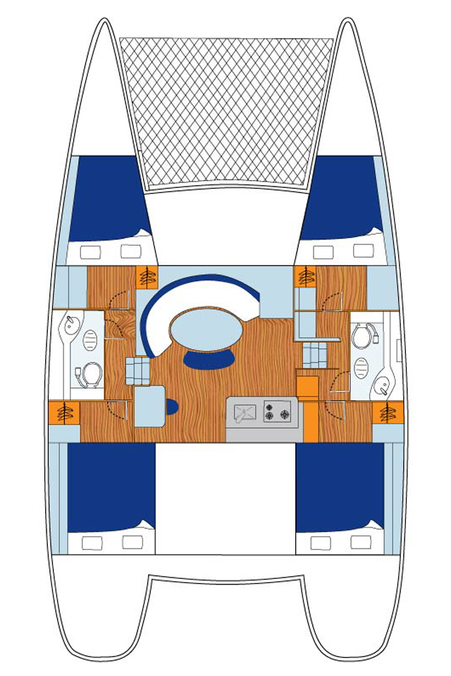 Boat rental Lagoon Lagoon 380 S2 in Alimos on Samboat