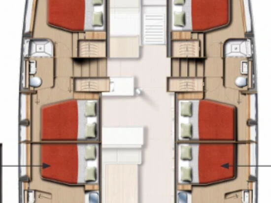Rent a Bali Bali 5.2 - 6 + 2 cab. Kos