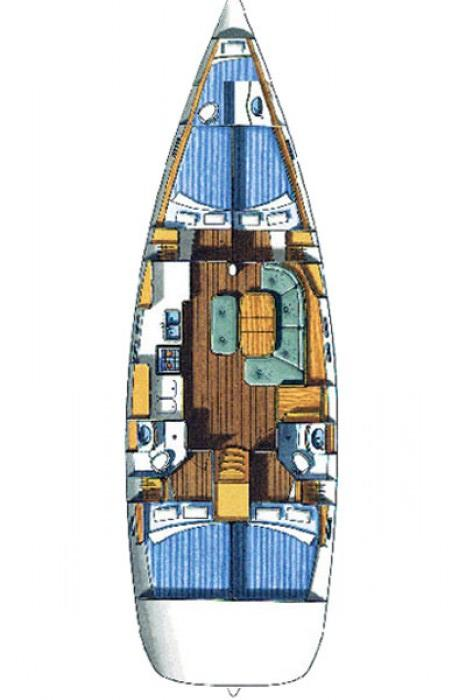 Bareboat Rental Sailboat Bénéteau with a boat licence
