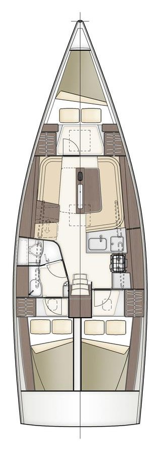 Sailboat rental in Biograd na Moru - Dehler Dehler 38