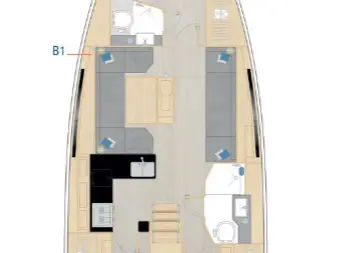 Hanse Hanse 410 charter bareboat or captained in  Biograd na Moru