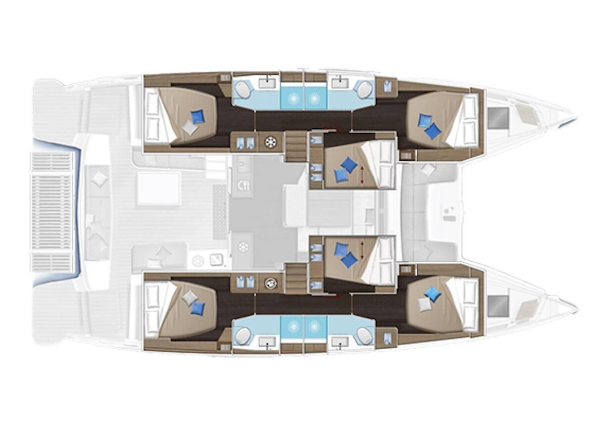 Yacht charter Seget Donji cheap Lagoon 51