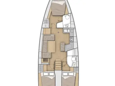 Yacht charter Lefkáda cheap Oceanis 40.1