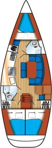 Bareboat Rental Sailboat Jeanneau with a boat licence