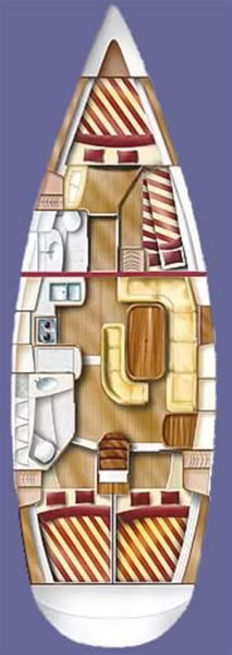 Yacht charter Split cheap Gib Sea 43