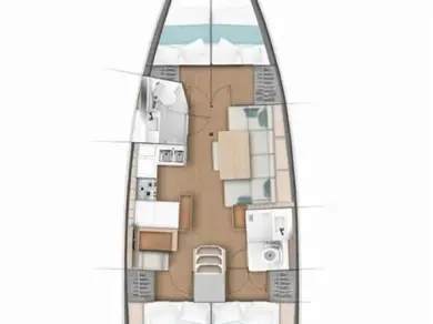 Sailboat for rent Gouvia at the best price