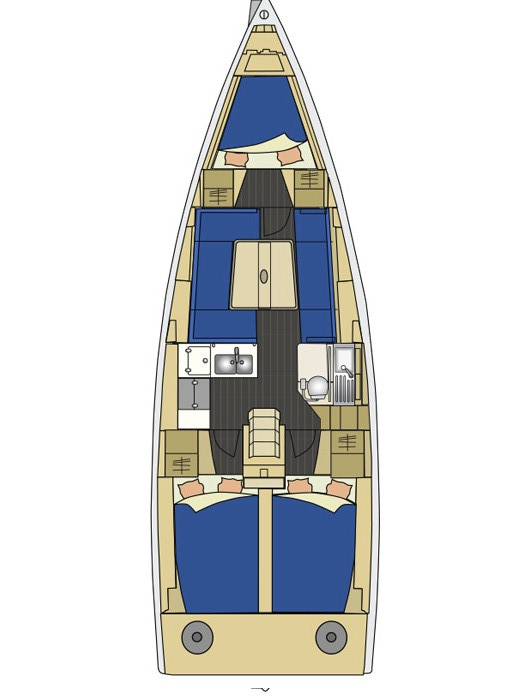 Sailboat rental with or without captain Elan Biograd na Moru