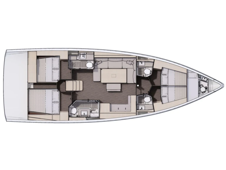 Sailboat rental in Lefkáda - Dufour Dufour 470