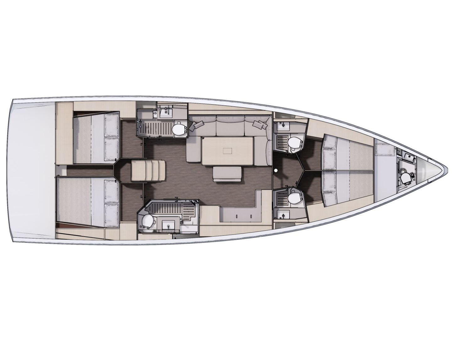 Sailboat rental in Lefkáda - Dufour Dufour 470