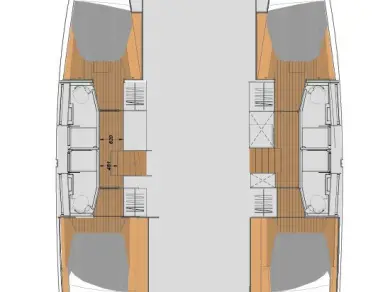 Bareboat Rental Catamaran Fountaine Pajot with a boat licence