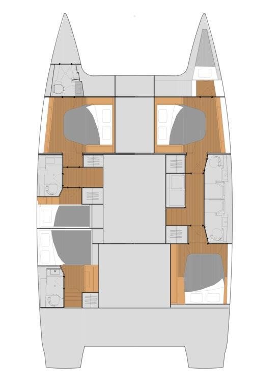 Bareboat Rental Catamaran Fountaine Pajot with a boat licence