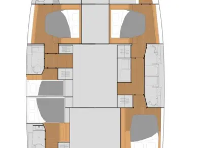 Bareboat Rental Catamaran Fountaine Pajot with a boat licence