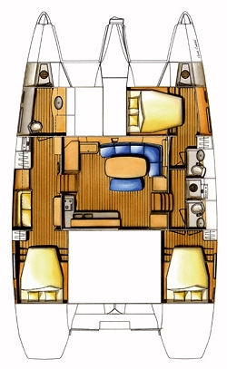 Rent a Lagoon Lagoon 420 - 3 cab. Road Town