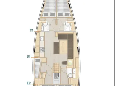 Hanse Hanse 508 in Lefkáda on SamBoat