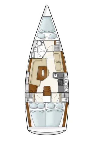 Sailboat rental in Lefkáda - Hanse Hanse 350