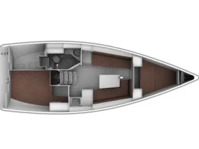 Bareboat Rental Sailboat Bavaria with a boat licence