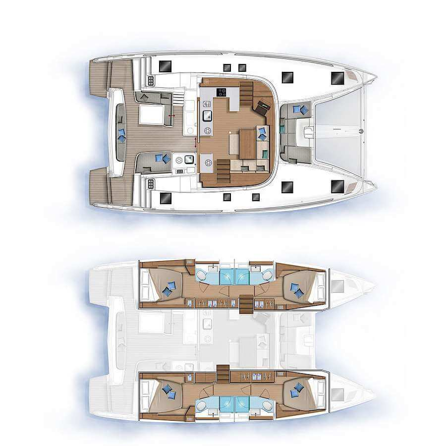 Yacht charter Alimos cheap Lagoon 46