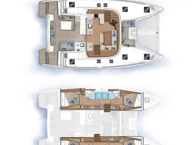 Yacht charter Alimos cheap Lagoon 46