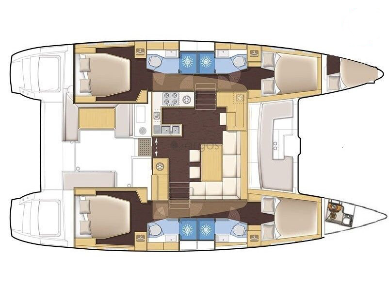 Yacht charter Lefkáda cheap Lagoon 450 F