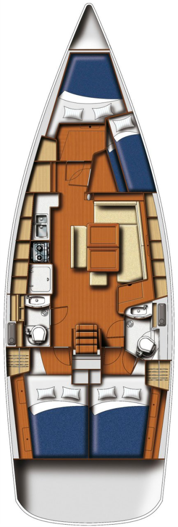 Sailboat rental with or without captain Bénéteau Alimos