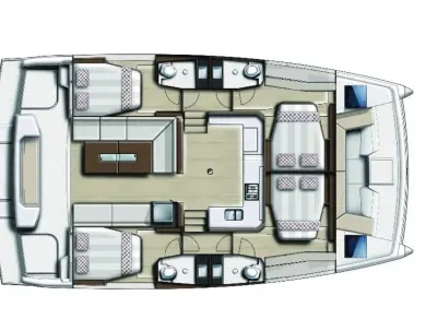 Bareboat Rental Catamaran Bali with a boat licence