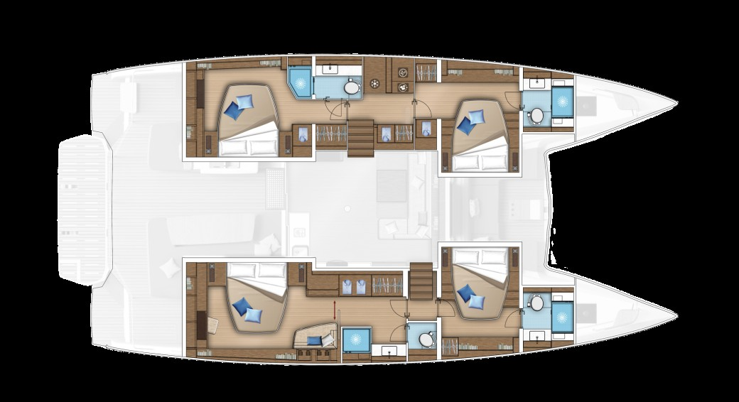 Lagoon Lagoon 55 in Parham Town on SamBoat