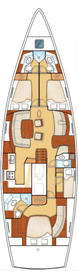 Sailboat rental with or without captain Bénéteau Punat