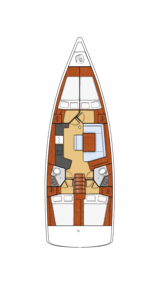 Yacht charter Lefkáda cheap Oceanis 45