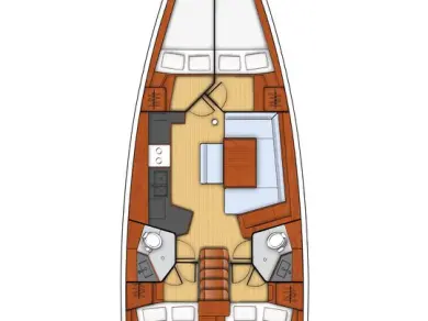 Yacht charter Lefkáda cheap Oceanis 45