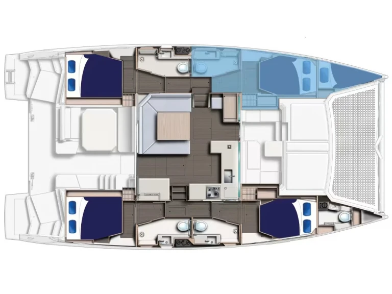 Catamaran rental in Road Town - Leopard Leopard 45