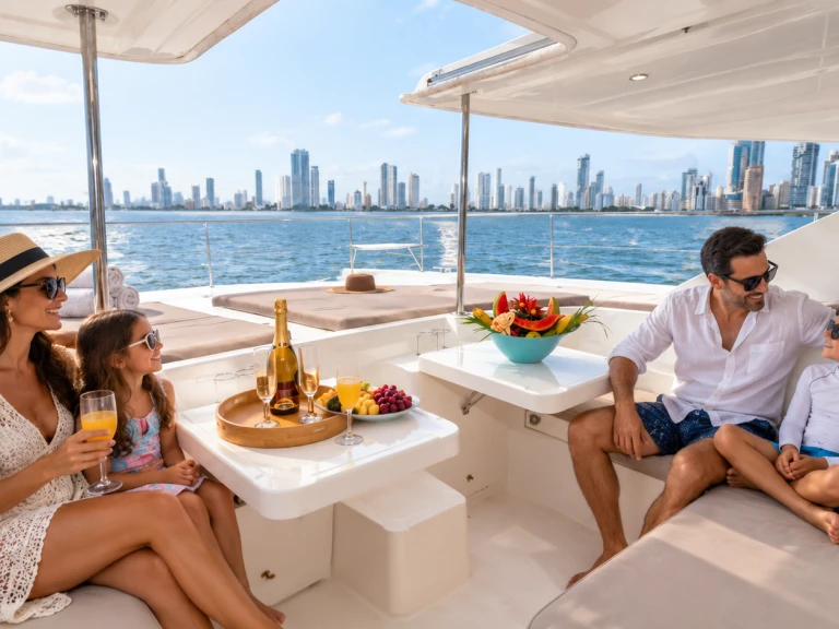 Bareboat Rental Catamaran Custom Made with a boat licence