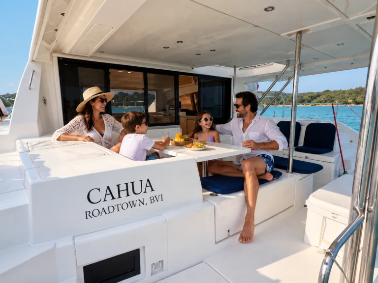 Bareboat Rental Catamaran Custom Made with a boat licence