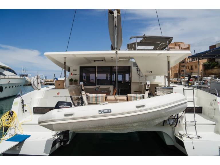 Bareboat Rental Catamaran Fountaine Pajot with a boat licence