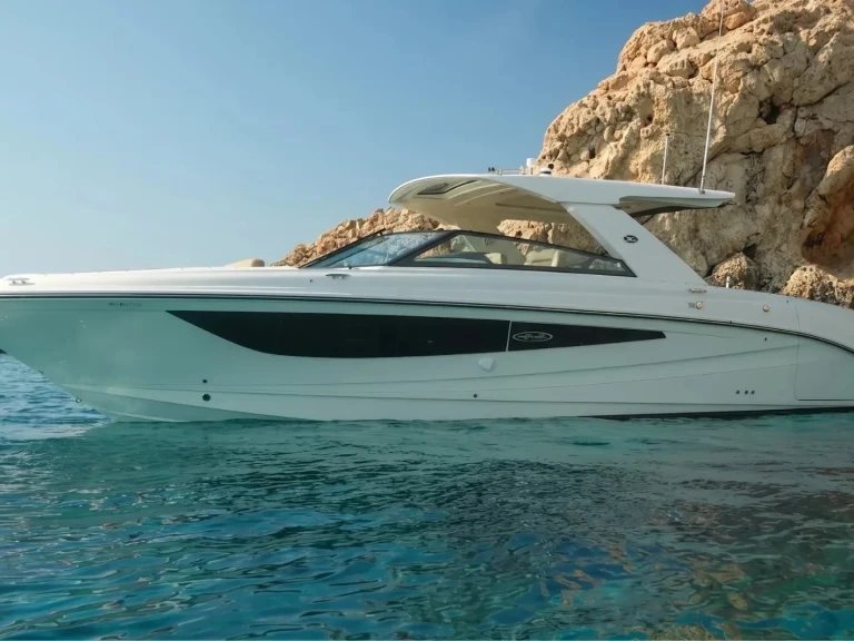 Sea Ray SLX 400 charter bareboat or captained in  Ayia Napa Marina