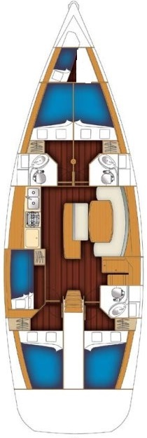 Sailboat rental in Sukošan - Bénéteau Cyclades 50.5