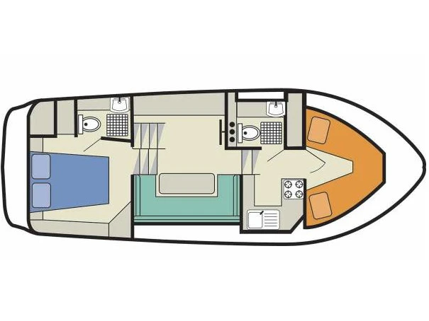 Le Boat Countess charter bareboat or captained in  Saint-Gilles du Gard