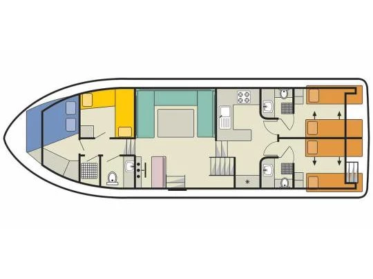 Le Boat Classique Star charter bareboat or captained in  Homps