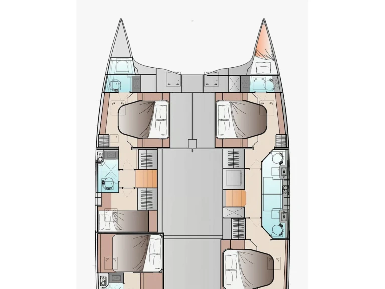Fountaine Pajot FP 48 charter bareboat or captained in  Castellammare di Stabia