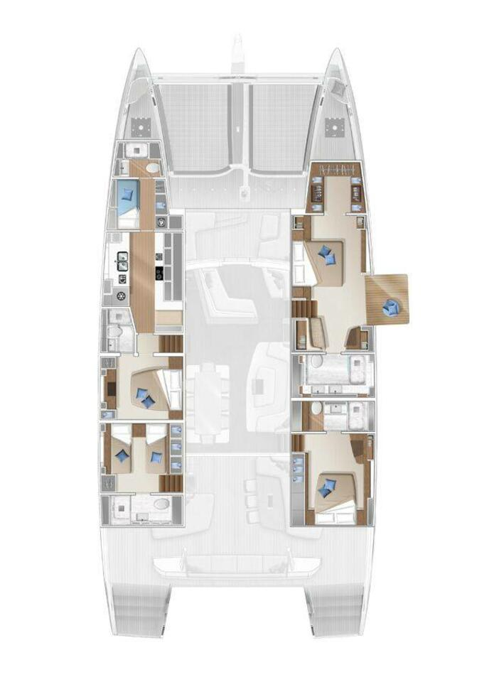 Boat rental Lagoon Lagoon Seventy 7 in Ajaccio on Samboat