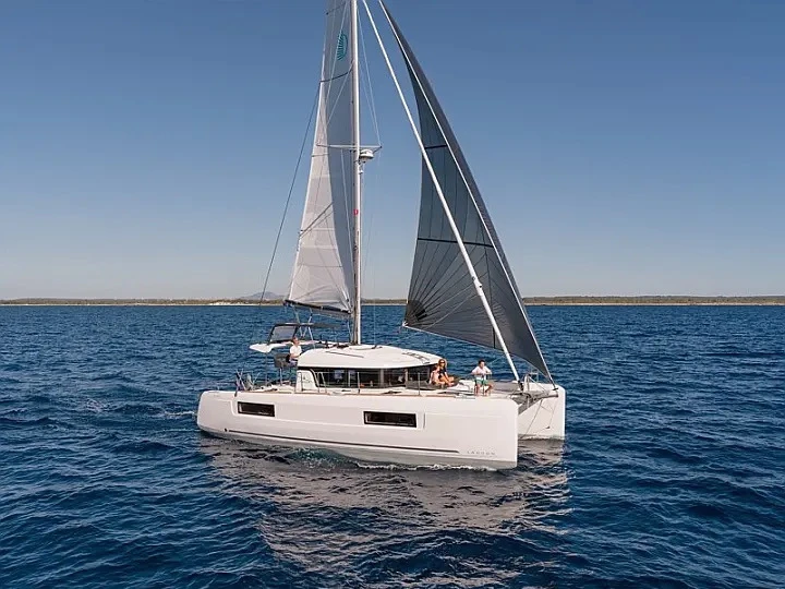 Bareboat Rental Catamaran Lagoon with a boat licence