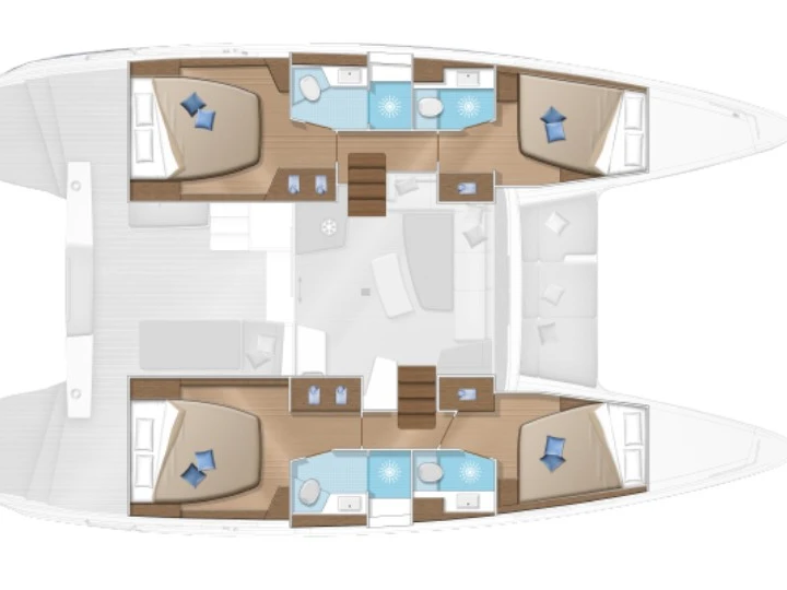 Catamaran rental in Le Marin - Lagoon Lagoon 42