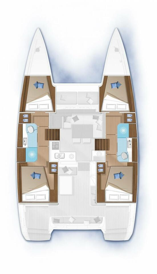 Yacht charter Bonifacio cheap Lagoon 40