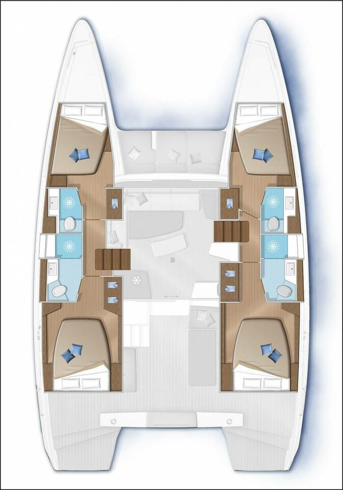 Yacht charter Pianottoli-Caldarello cheap Lagoon 42